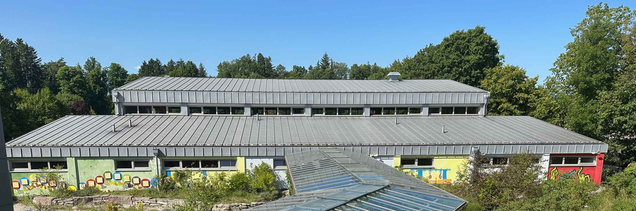 Außenansicht von oben der Ammerschule